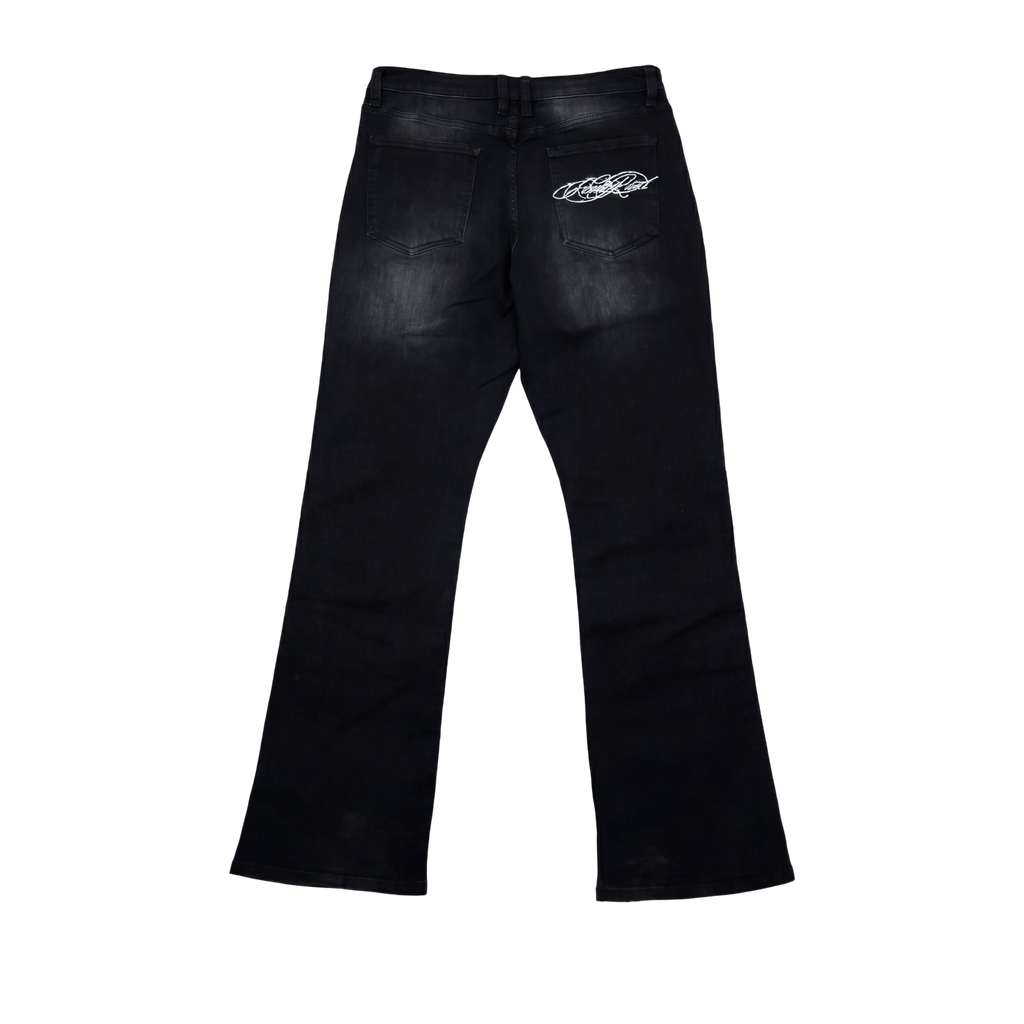 Studded Flare Carpenters (Black)