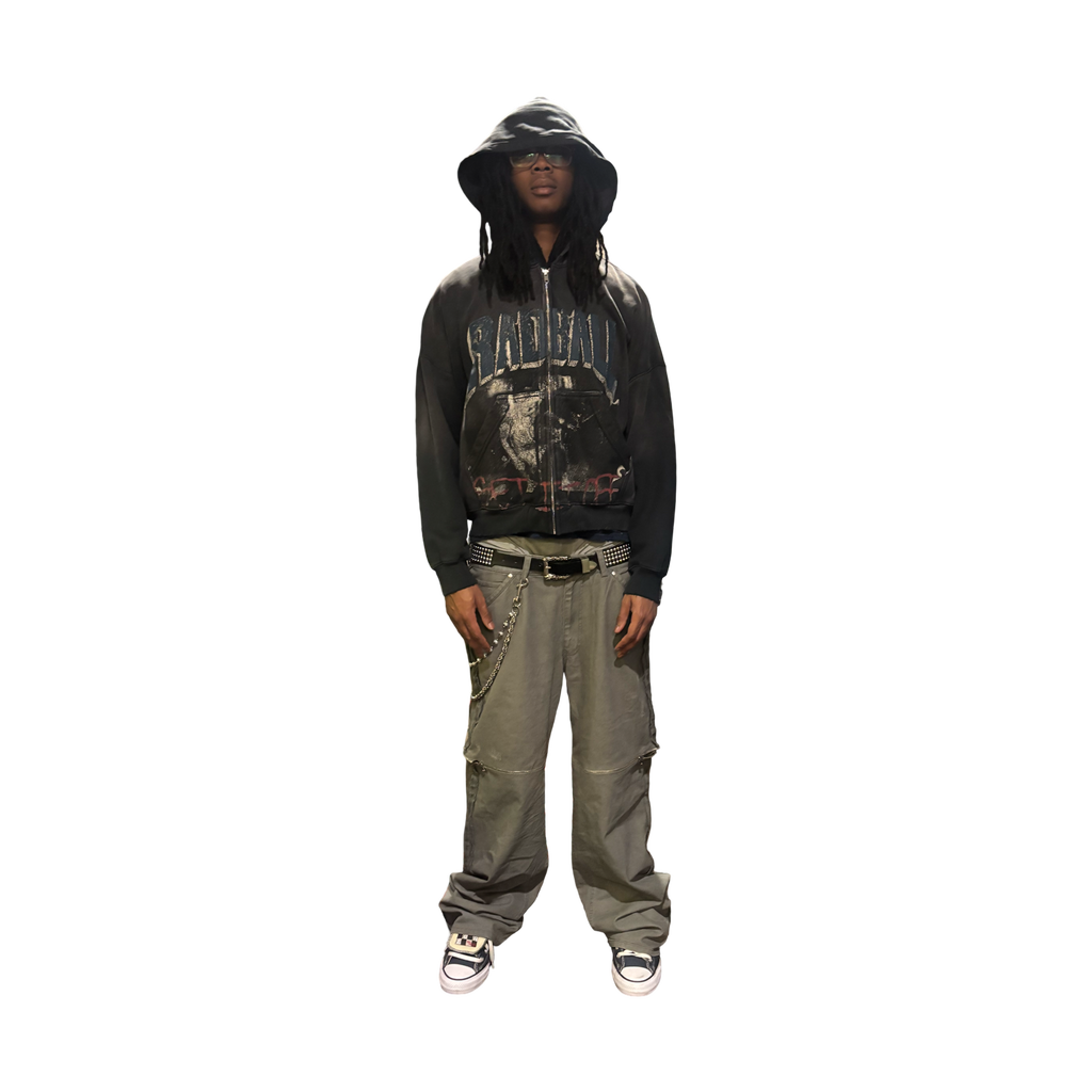 Radball Zip-Up Hoodie (Black)