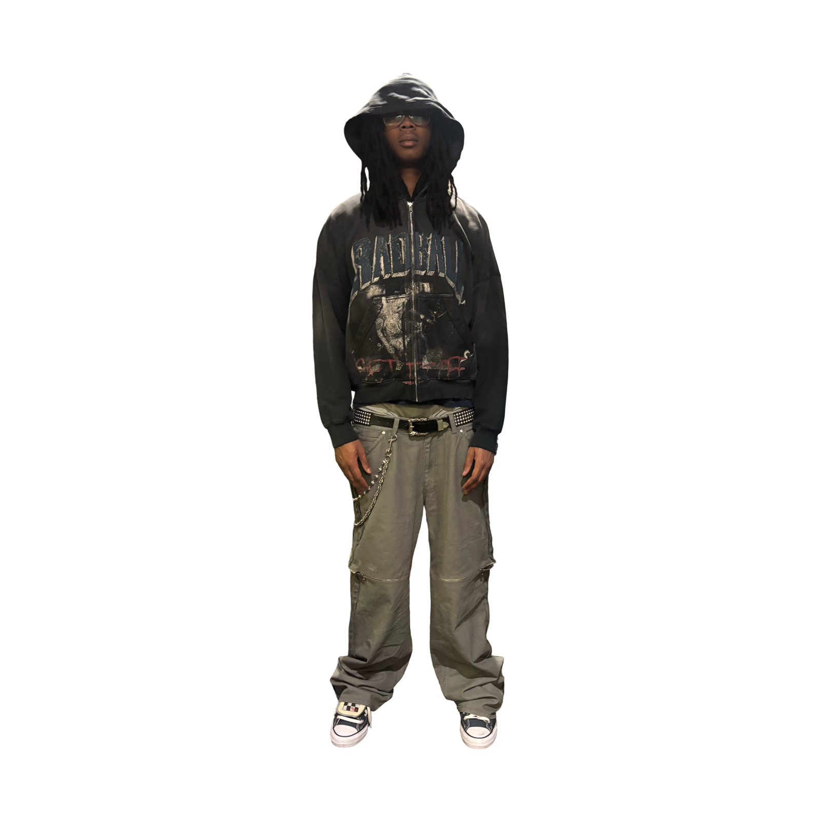 Radball Zip-Up Hoodie (Black)