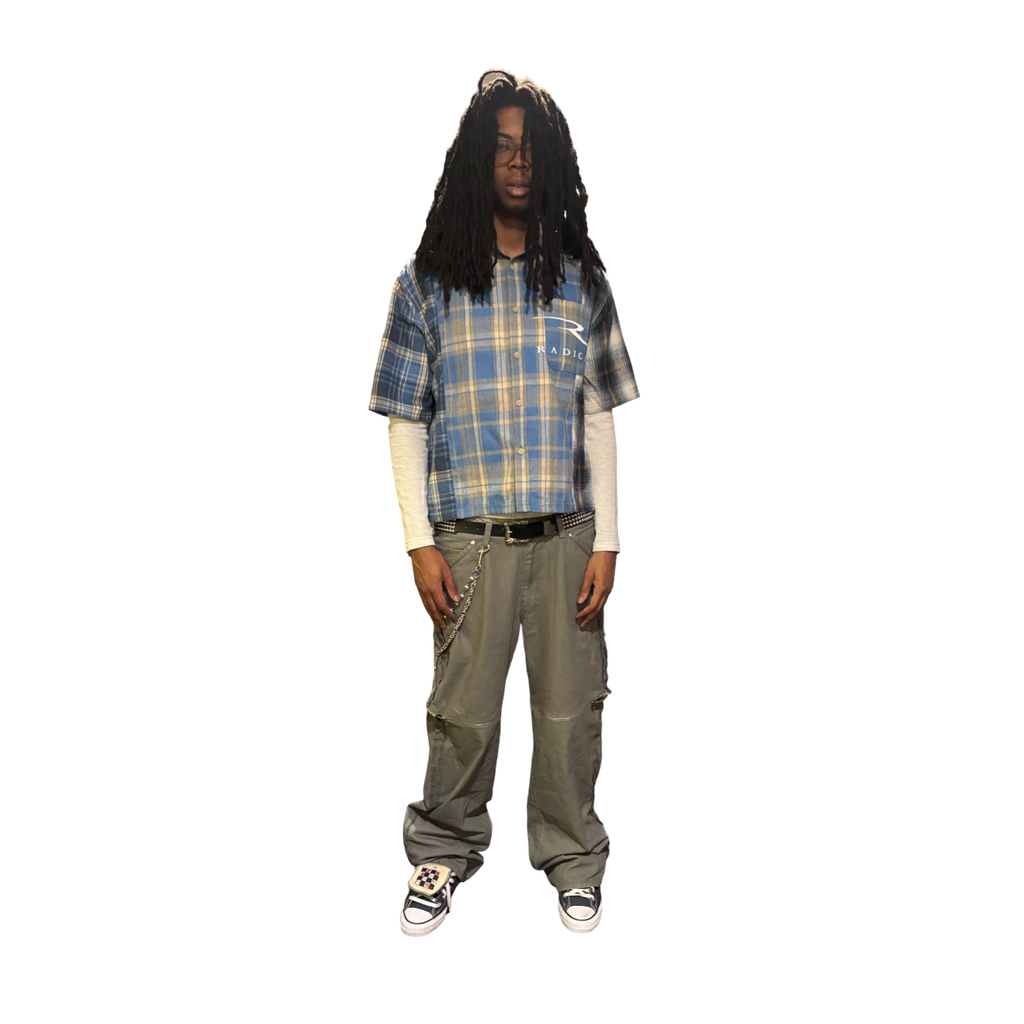 Radregency Patchwork Flannel (Blue)