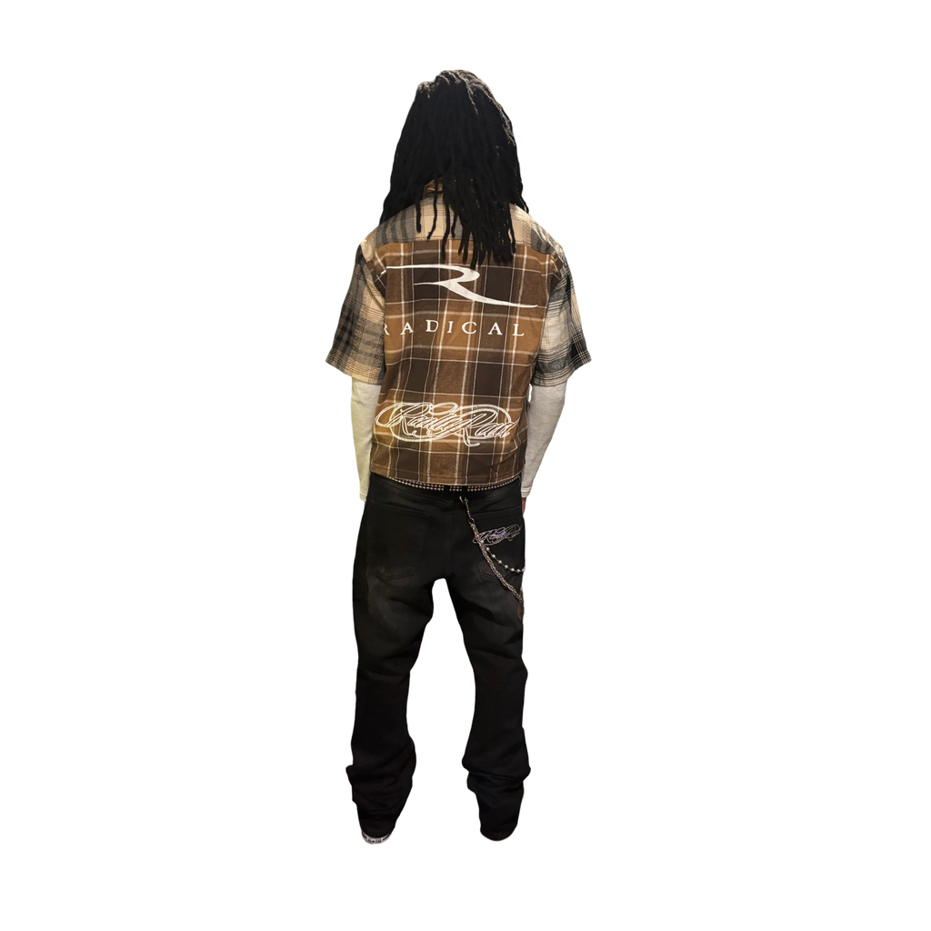 Radregency Patchwork Flannel (Brown)