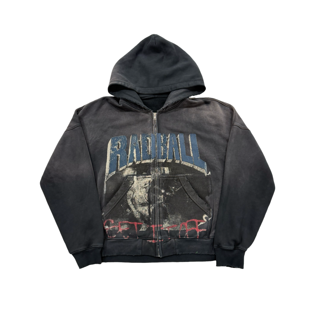 Radball Zip-Up Hoodie (Black)