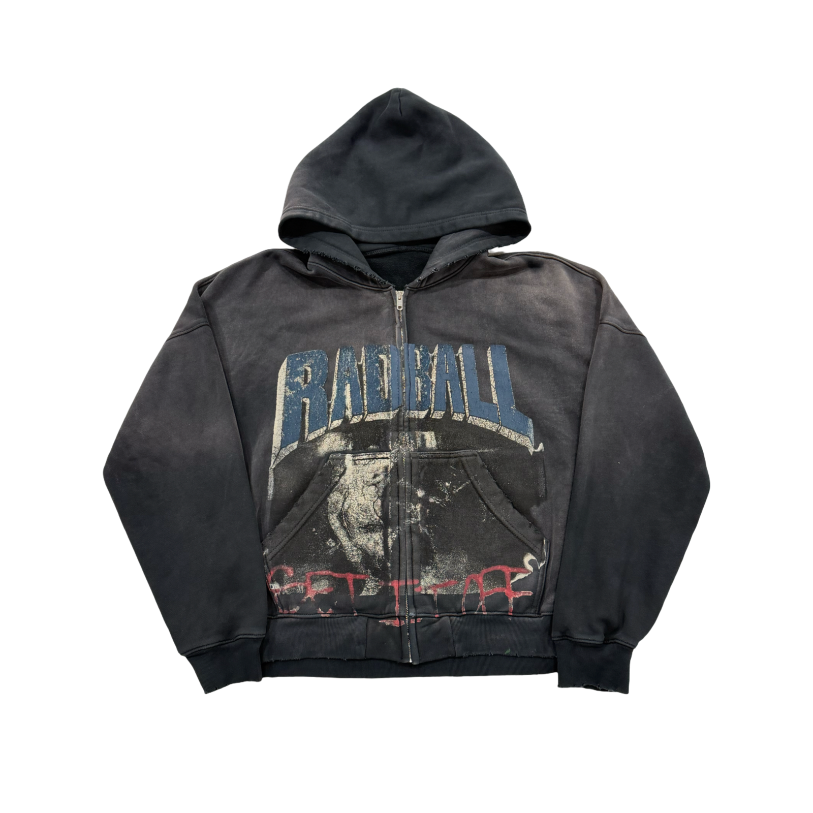 Radball Zip-Up Hoodie (Black)