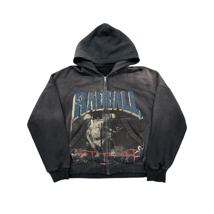 Radball Zip-Up Hoodie (Black)