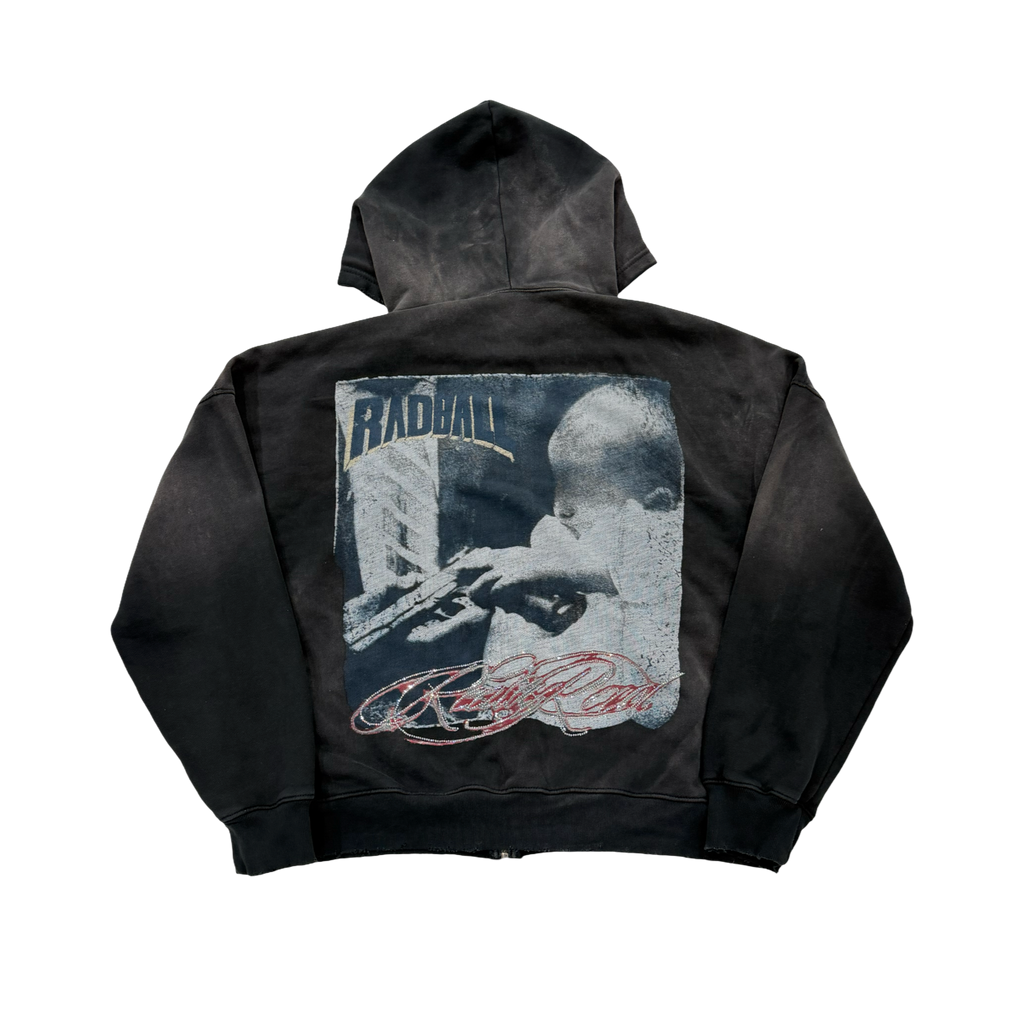 Radball Zip-Up Hoodie (Black)